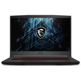 Laptop MSI GF63 FHD 15.6 inch Intel Core i7-11800H 16GB 512GB SSD GeForce GTX 1650 Free Dos Black