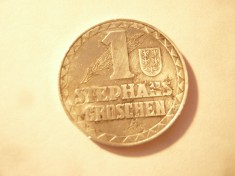 Moneda Austria 1950 1 Stephans Groschen cu emblema Austria de Jos ,aluminiu cal