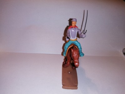 bnk jc Plasty Swoppet - soldat confederat USA - calare foto