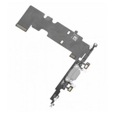 Banda Flex iPhone 8 Plus Cu Conector Incarcare si Microfon Alba foto