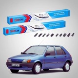 Cumpara ieftin Ștergătoare Ford Fiesta Gen III Hatchback 1989-1996 | Set Față Flat Premium &ndash; TeamCar&reg;