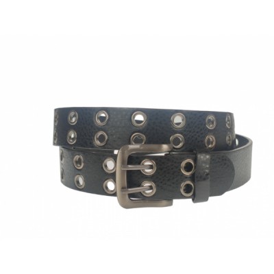 Curea barbati, casual-eleganta, din piele ecologica, latime 3.5 cm, negru - CK164N foto