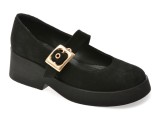 Pantofi EPICA negri, 4842520, din piele intoarsa
