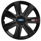 Set 4 Capace Roti GTX Negru Carbon R17, pentru Ford, Autohelix MSA
