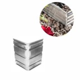Eckwinkel 90 grad f&uuml;r Rasenkante Green Universe 10 cm | Beeteinfassung | Beetumrandung | Beetbegrenzungen