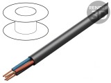 Cablu Difuzor 4x2,5mm OFC Negru Neecranat