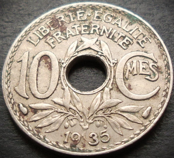 Moneda istorica 10 CENTIMES - FRANTA, anul 1935 * cod 2505