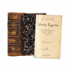 5 volume colligate din colecția Biblioteca pentru toți : Octav G. Lecca, Istoria țiganilor; J. Morand, Introducere la studiul științelor fizice; Sene