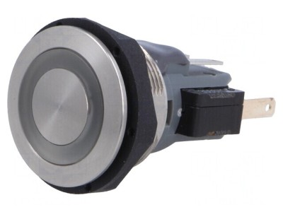 Comutator anti-vandalism ON-(ON) IP67 3A/250VAC SPDT foto
