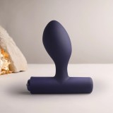 Vibrator Anal NOVA Orbital 16 Moduri Vibratii, Silicon, USB Magnetic, Mov Inchis, 10.5 cm