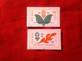 Serie Norvegia 1980 - Embleme , 2 valori, Nestampilat