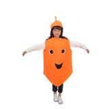 Costum leguma Morcov KidMania&reg;, portocaliu, pentru copii, marime universala 3 ani + Universala