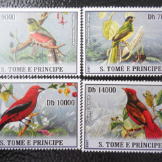 Sao Tome si Principe -Fauna ,pasari-serie completa ,MNH