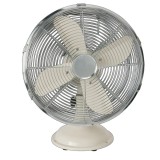 Ventilator de birou Equation Mini Cooma 40 W 30 cm Crem
