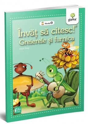 Invat sa citesc, Greierele si furnica, Nivel 0 foto