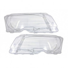 Set 2 sticle faruri pentru BMW Seria 3 E46 Coupe / Cabrio Non Facelift (1998 - 2003)