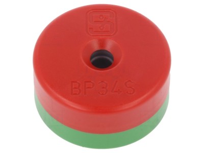 Magnet fixare plastic &amp;Oslash;34x17mm foto