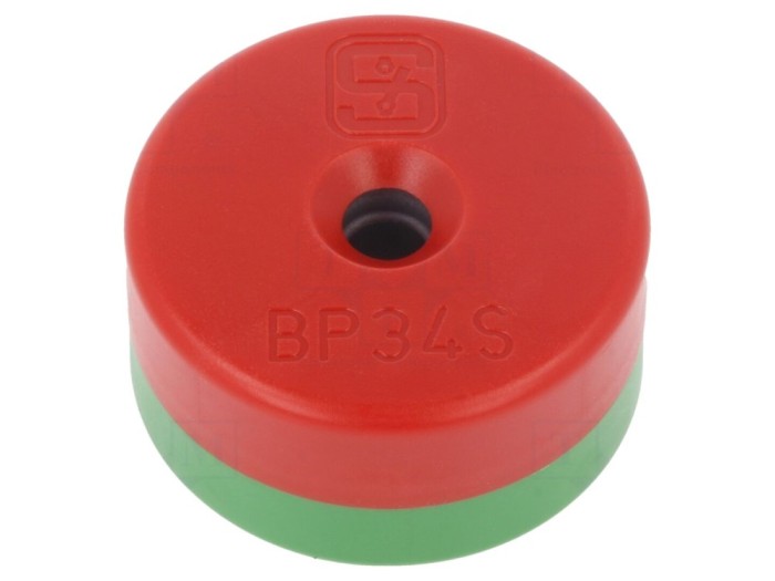 Magnet fixare plastic &Oslash;34x17mm