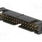 Conector IDC soclu tată 34 pini 2A THT 3M 2500 drept pentru PCB