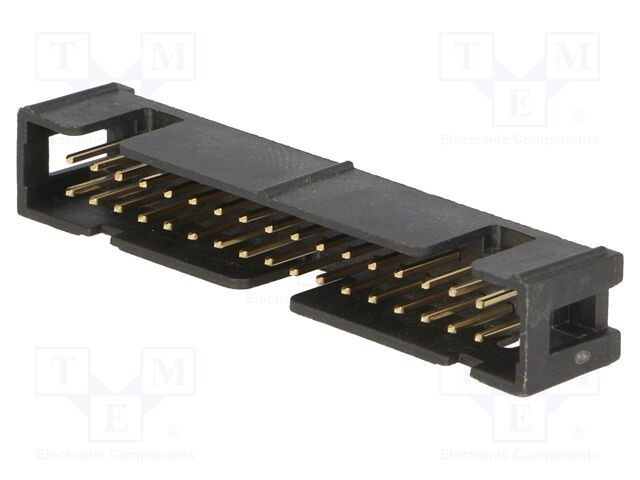 Conector IDC soclu tată 34 pini 2A THT 3M 2500 drept pentru PCB