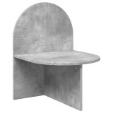vidaXL Noptieră Gri Beton 48 x 49 x 65 cm Lemn prelucrat 8001119