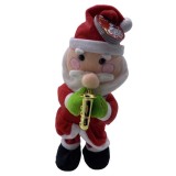 Mos Craciun cantator si dansator 40 cm