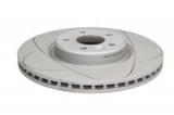 Disc de frana, 1pcs, ATE PowerDisc, Ventilate, Cut, fata ; Stanga/Dreapta, outer diameter 320 mm, thickness 25 mm, compatibil: VOLVO C70 II, S40 II, V