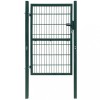 VidaXL Poartă pentru gard 2D (simplă), verde, 106x230 cm 141752