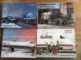 Lot 8 cataloage + 2 pliante MARKLIN ani diferiti, trenulete, locomotive...