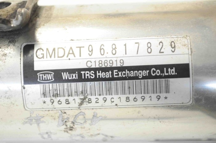 Răcitor EGR CHEVROLET CAPTIVA C100, C140 2007 OEM: 96817829