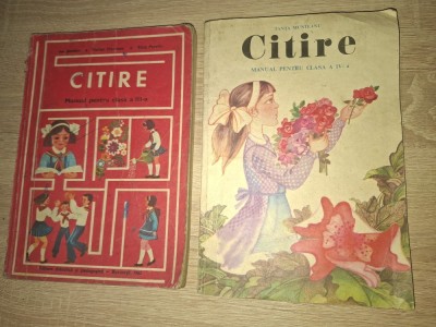 CITIRE CLASA A III-A, 1981 + CITIRE CLASA A IV-A, 1984 foto