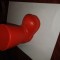CY - Cizma cisma lui Mos Craciun Gerila / plastic dur / H = 11,50 cm / dupa 1990