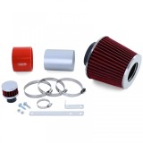 Kit de admisie cu filtru de aer sport rosu, potrivit pentru Audi TT 8N 1.8 4 cilindri 98-06 Performance AutoTuning