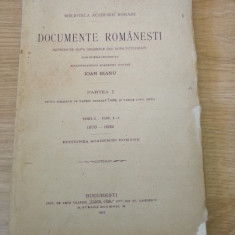 DOCUMENTE ROMANESTI - Partea I, Tomul I, Fasc. 1-2, 1576-1632, I. Bianu - 1907