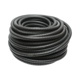 Tub flexibil copex 25mm fara fir, ignifug din polietilena HDPE, 320N negru 50m/rola Longroad