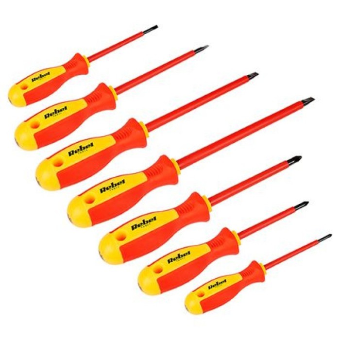 Set surubelnite izolate Rebel, 7 bucati/set