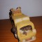Arta Africa africana minibus cu figurine ceramica handmade Safari Kenya Narok