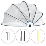 Cumpara ieftin Cupola pentru piscina, rotund, 406x203 cm, PVC