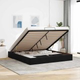 VidaXL Cadru de pat otoman fără saltea Negru 200x200 cm catifea 3310987