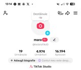 V&acirc;nd cont de tiktok de aproape 5k