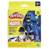 Play-Doh Marvel Figurina flexibila cu accesorii Black Panther 10cm