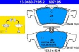 ATE 13.0460-7195.2 set placute frana,frana disc