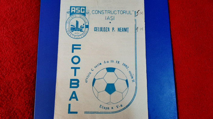 program Constr. Iasi - Celuloza P. Neamt