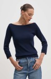 United Colors of Benetton pulover femei, culoarea albastru marin, light