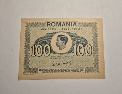 100 lei 1945 UNC foto