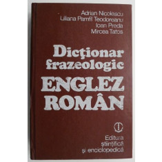 Dictionar frazeologic englez-roman &ndash; Adrian Nicolescu