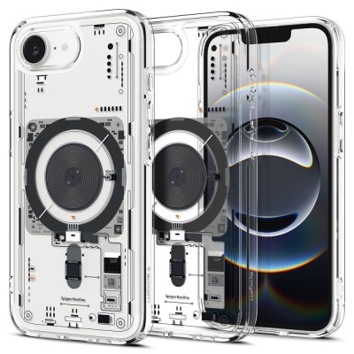 Husa iPhone 16e Spigen Ultra Hybrid MagSafe, Neo One foto