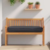VidaXL Pernă pentru șezut / spătar din paleți Negru 120 x 50 x 12 cm