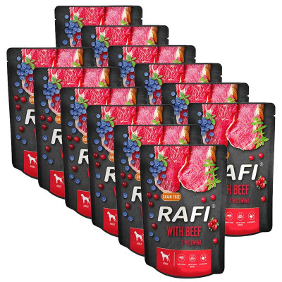 Rafi Adult GF Pat&amp;eacute; with Beef 12 x 500 g foto