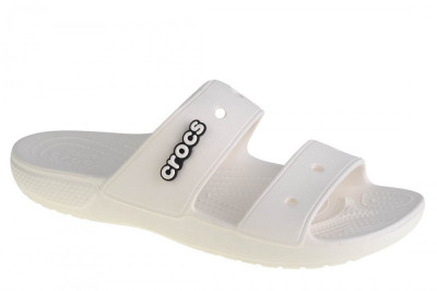Papuci flip-flop Crocs Classic Sandal 206761-100 alb foto